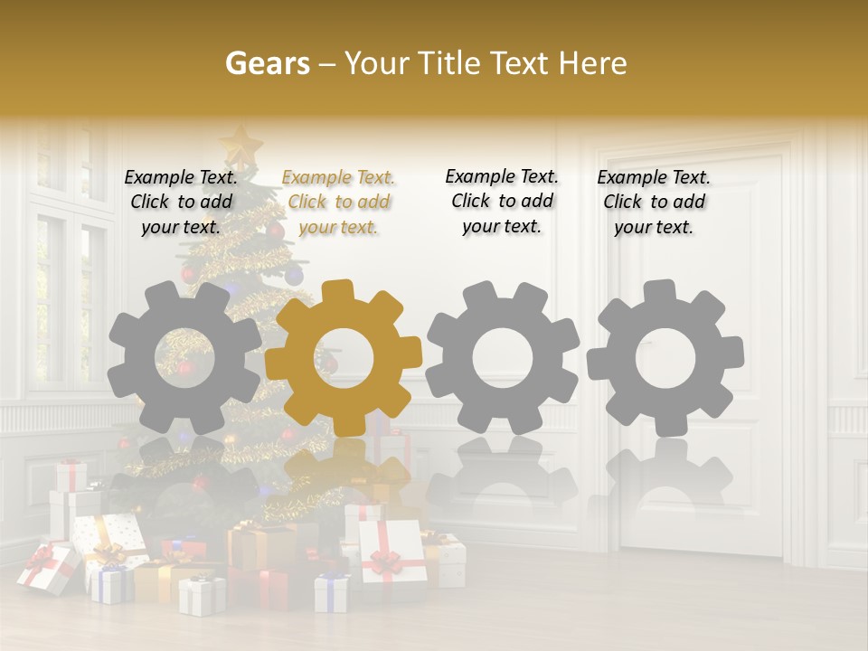 Empty White Interior PowerPoint Template