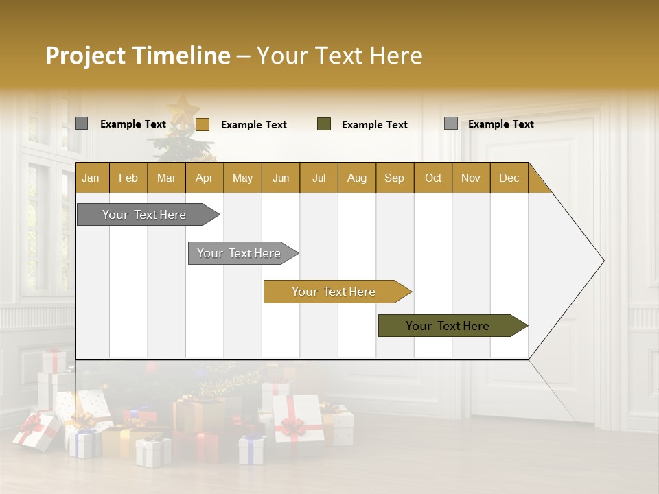 Empty White Interior PowerPoint Template