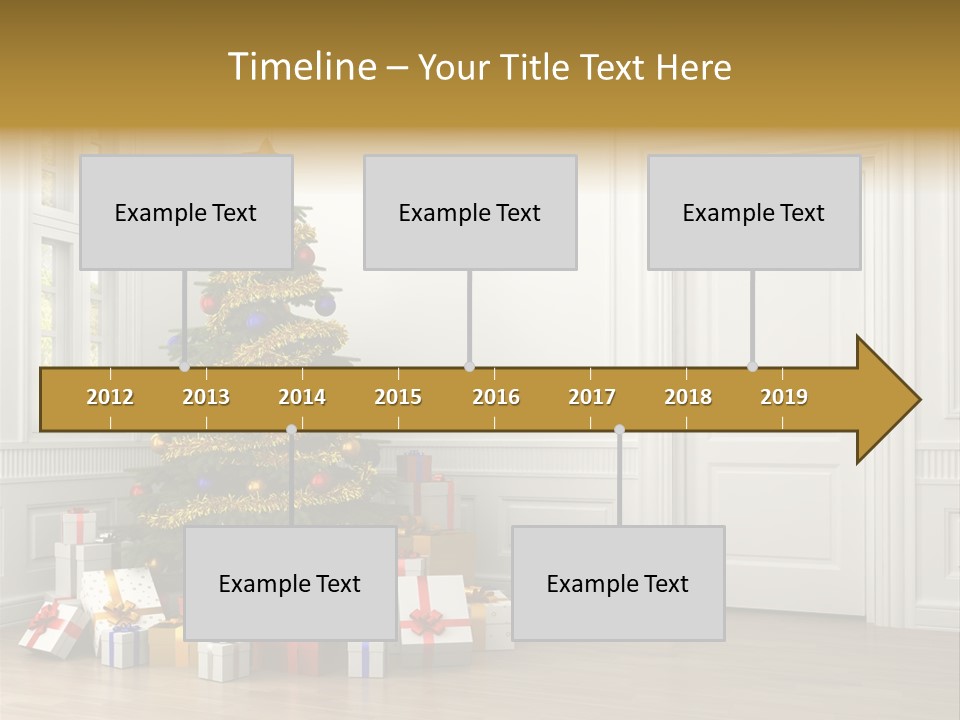 Empty White Interior PowerPoint Template
