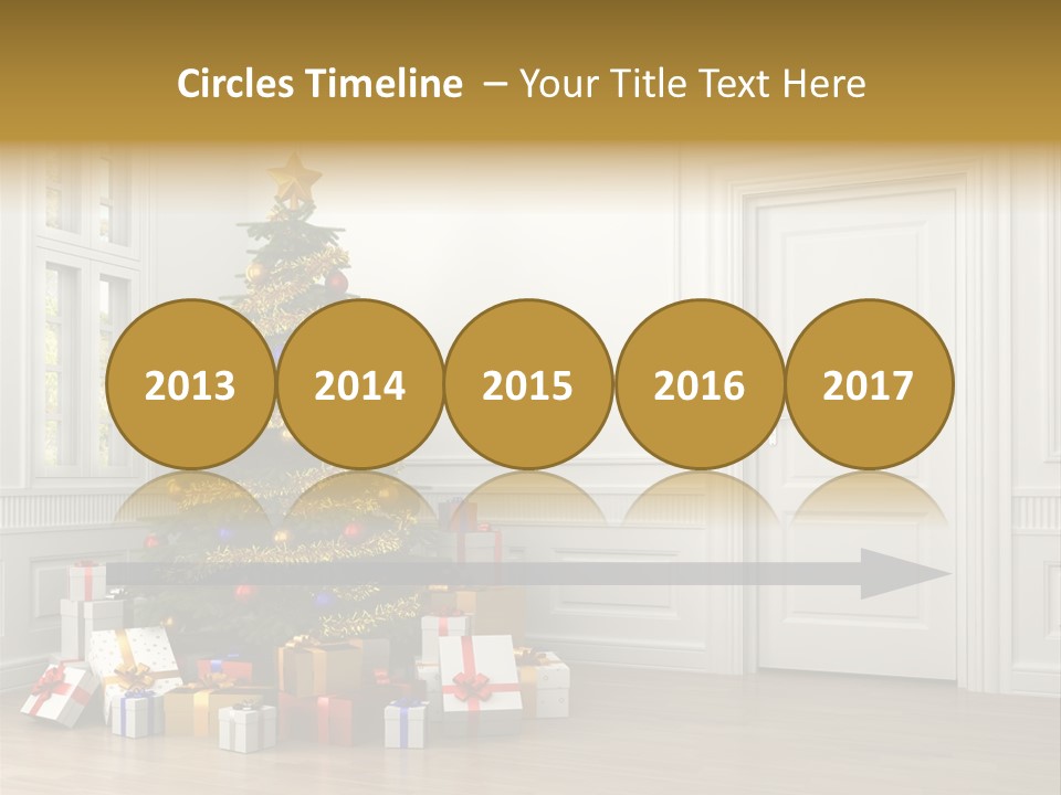 Empty White Interior PowerPoint Template