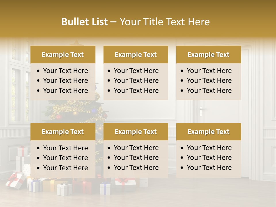 Empty White Interior PowerPoint Template