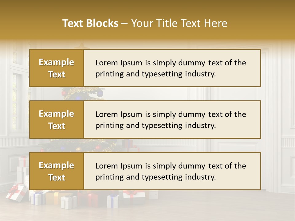 Empty White Interior PowerPoint Template