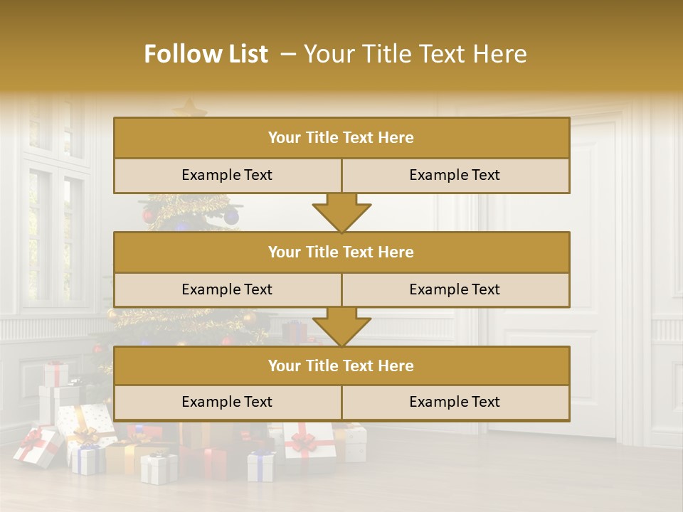 Empty White Interior PowerPoint Template