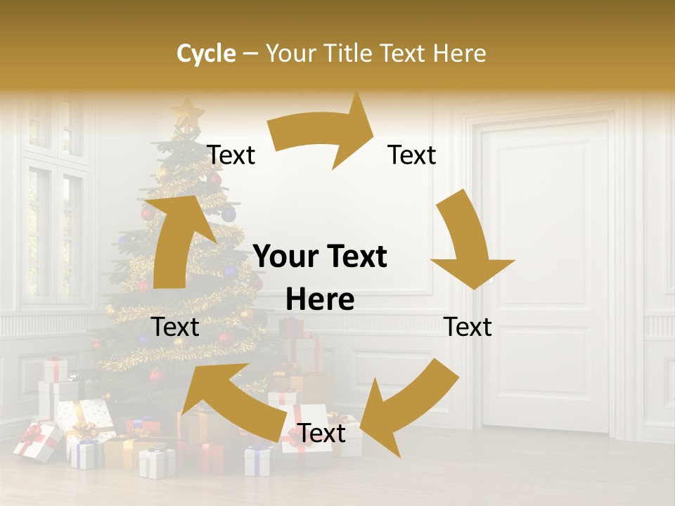 Empty White Interior PowerPoint Template