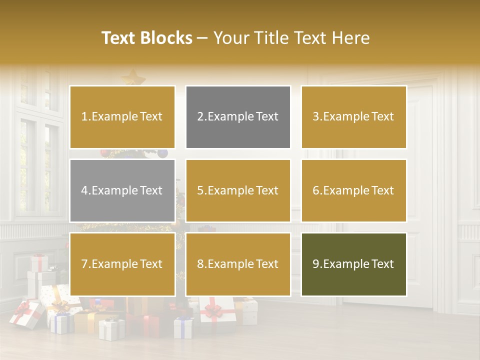 Empty White Interior PowerPoint Template