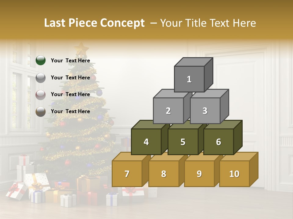 Empty White Interior PowerPoint Template