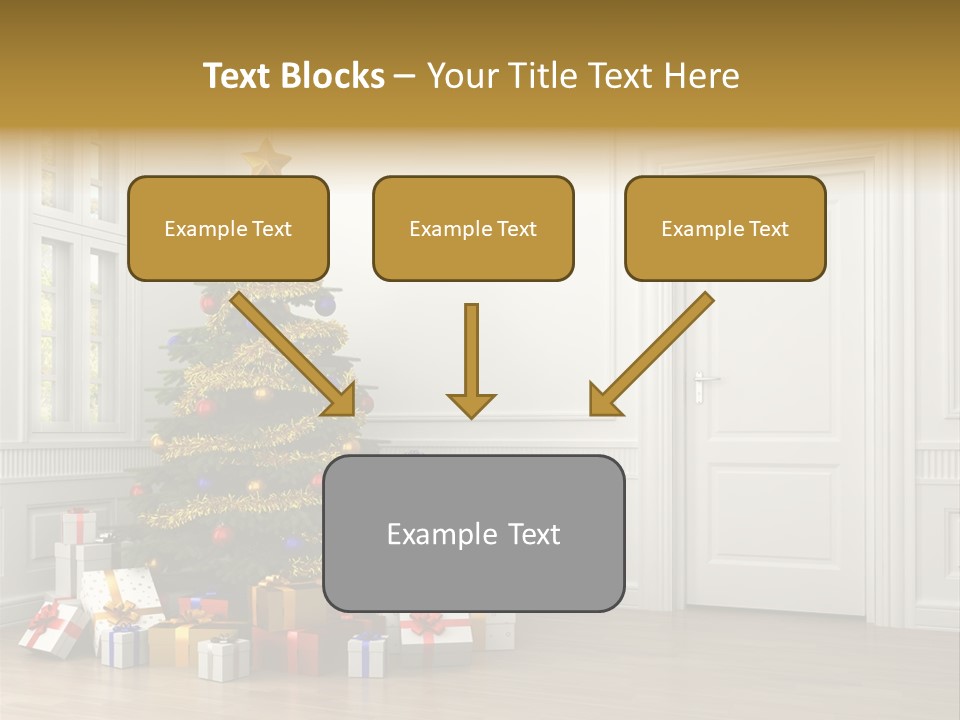 Empty White Interior PowerPoint Template