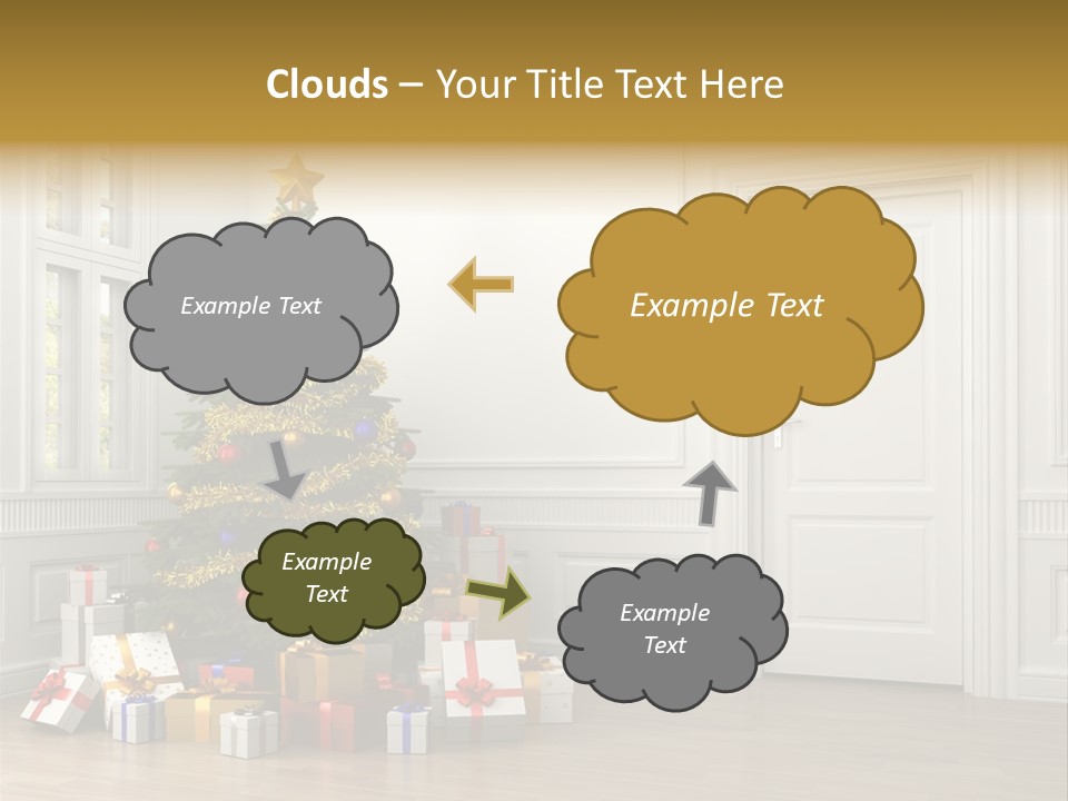 Empty White Interior PowerPoint Template