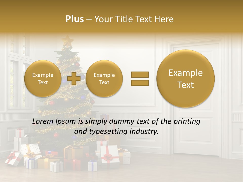 Empty White Interior PowerPoint Template