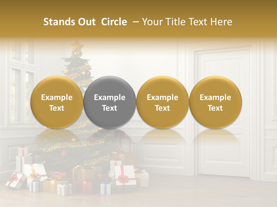 Empty White Interior PowerPoint Template