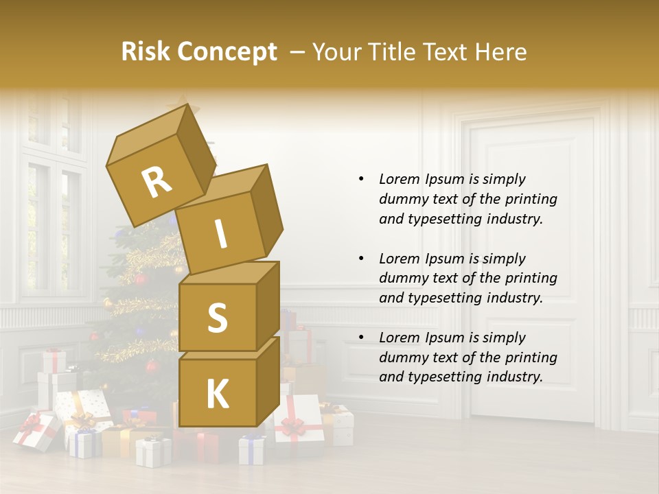 Empty White Interior PowerPoint Template