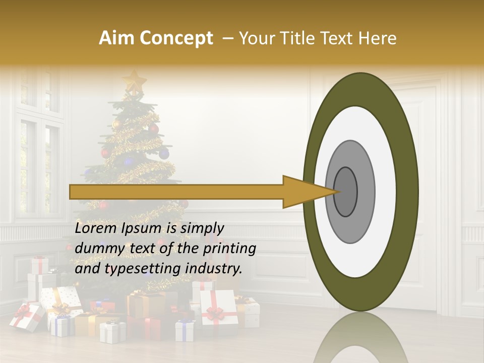 Empty White Interior PowerPoint Template