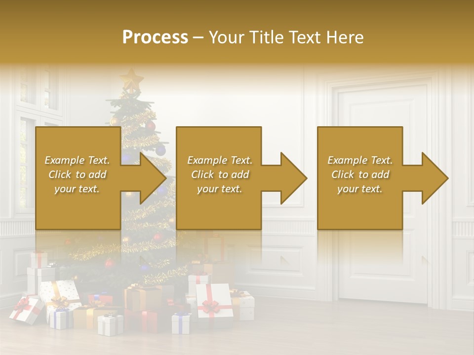 Empty White Interior PowerPoint Template