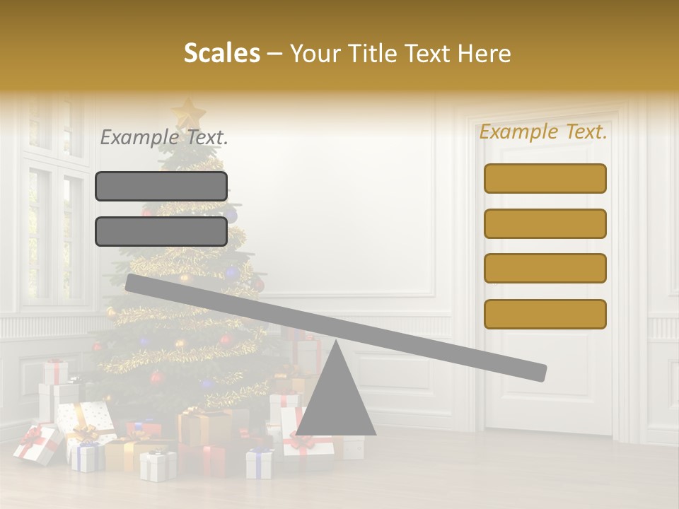 Empty White Interior PowerPoint Template