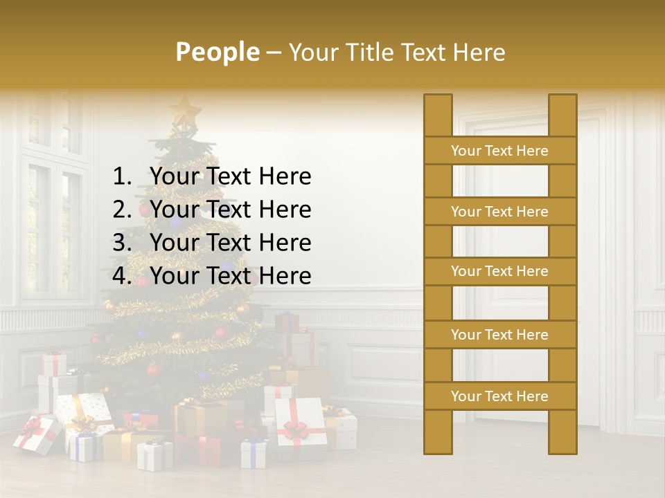 Empty White Interior PowerPoint Template