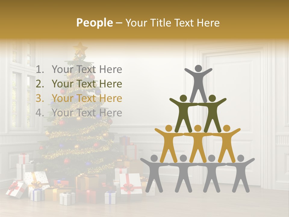 Empty White Interior PowerPoint Template