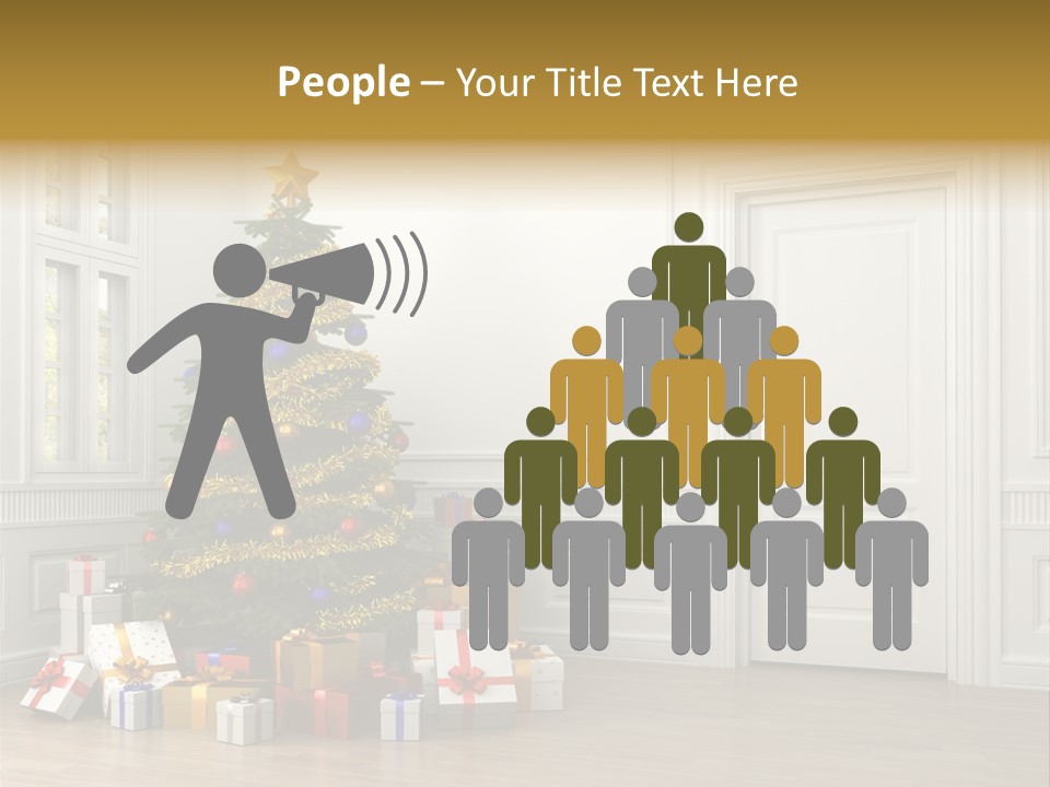 Empty White Interior PowerPoint Template