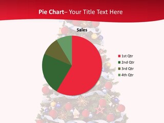 Isolate Celebrate Tree PowerPoint Template