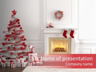 Spruce Traditional Holiday PowerPoint Template