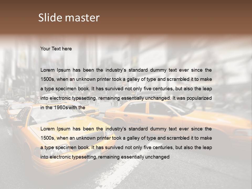 Jaune Unis Circulation PowerPoint Template