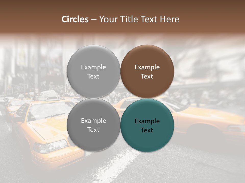 Jaune Unis Circulation PowerPoint Template