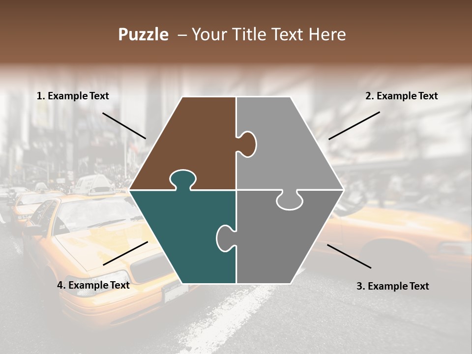 Jaune Unis Circulation PowerPoint Template