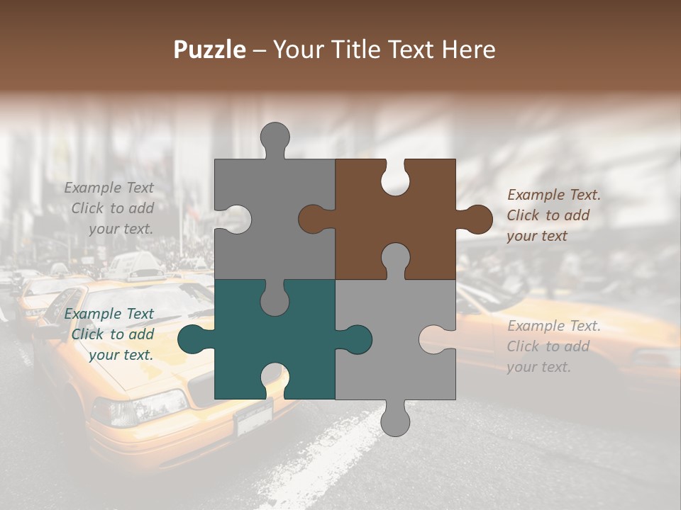 Jaune Unis Circulation PowerPoint Template