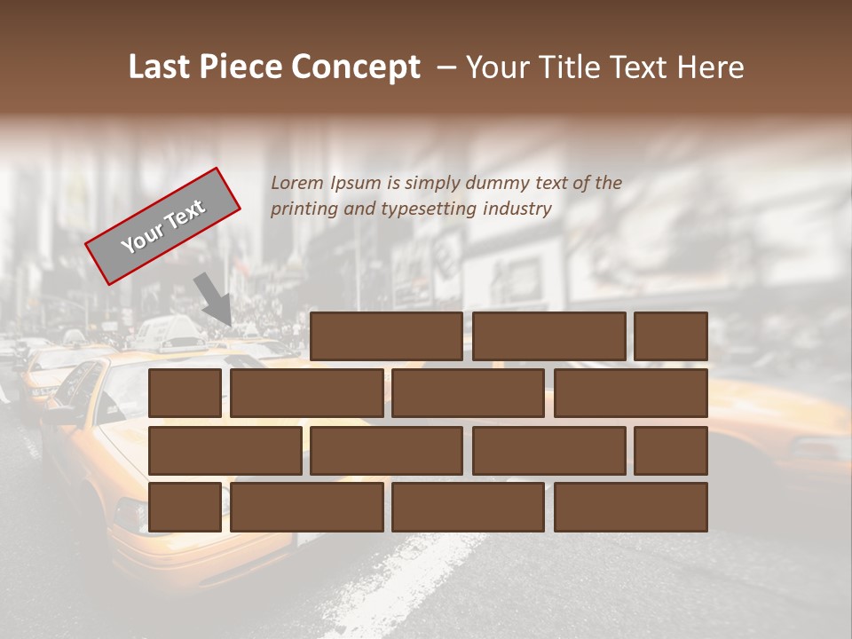 Jaune Unis Circulation PowerPoint Template