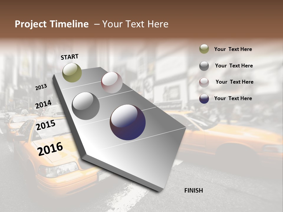 Jaune Unis Circulation PowerPoint Template