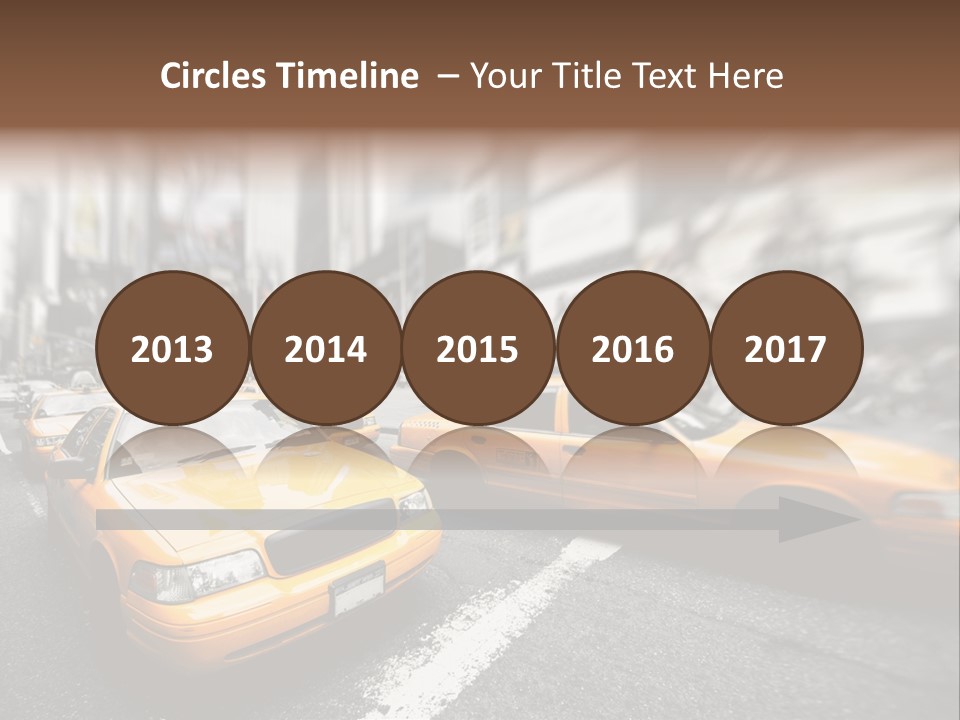 Jaune Unis Circulation PowerPoint Template