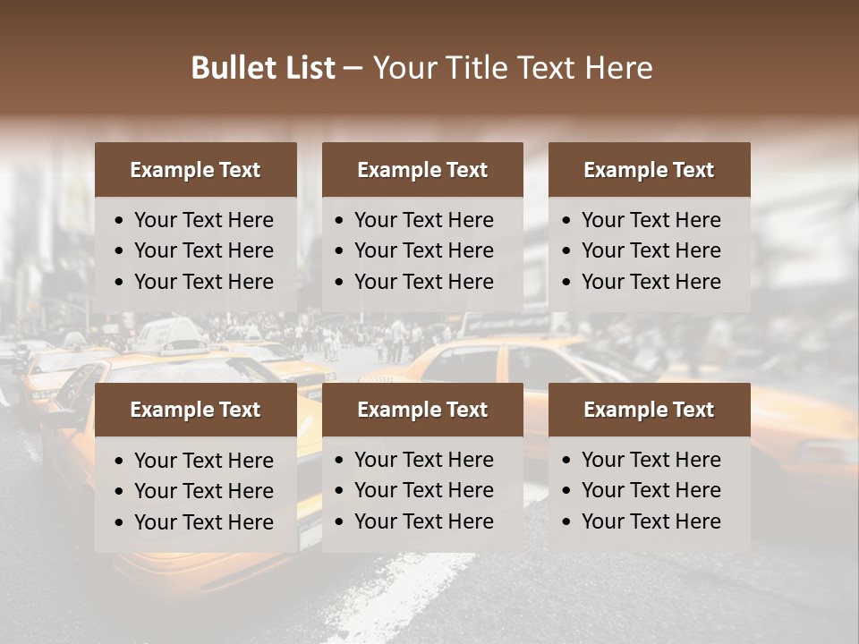 Jaune Unis Circulation PowerPoint Template