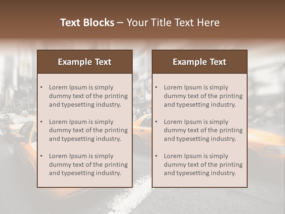 Jaune Unis Circulation PowerPoint Template
