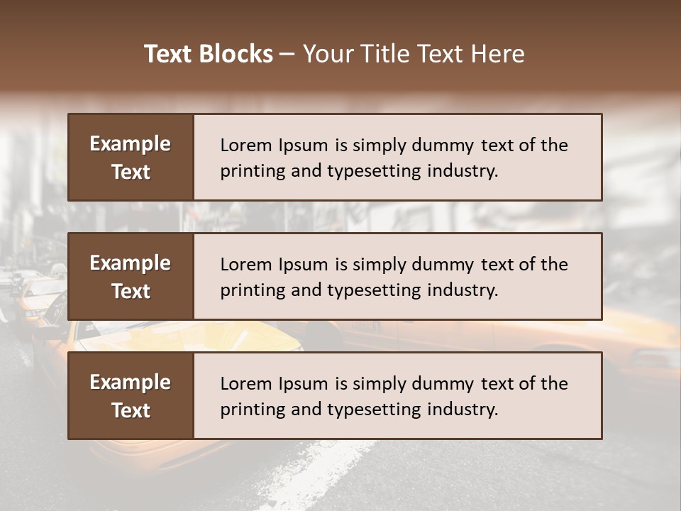 Jaune Unis Circulation PowerPoint Template