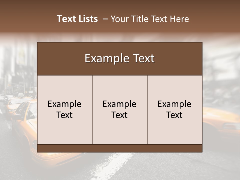 Jaune Unis Circulation PowerPoint Template