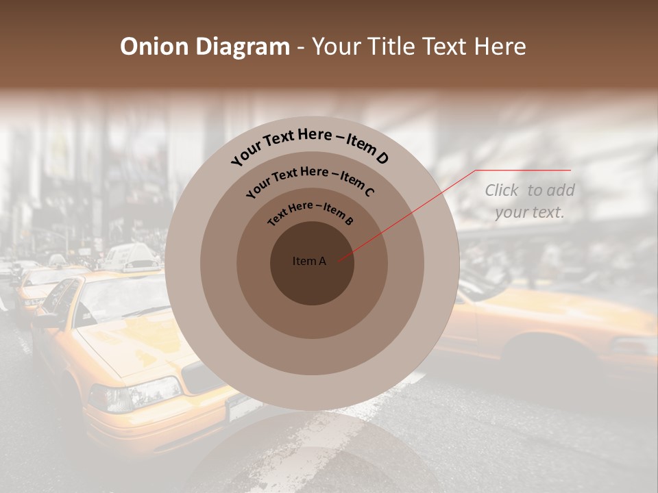 Jaune Unis Circulation PowerPoint Template