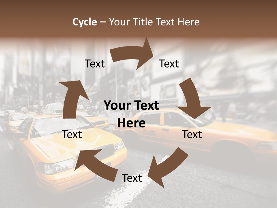 Jaune Unis Circulation PowerPoint Template