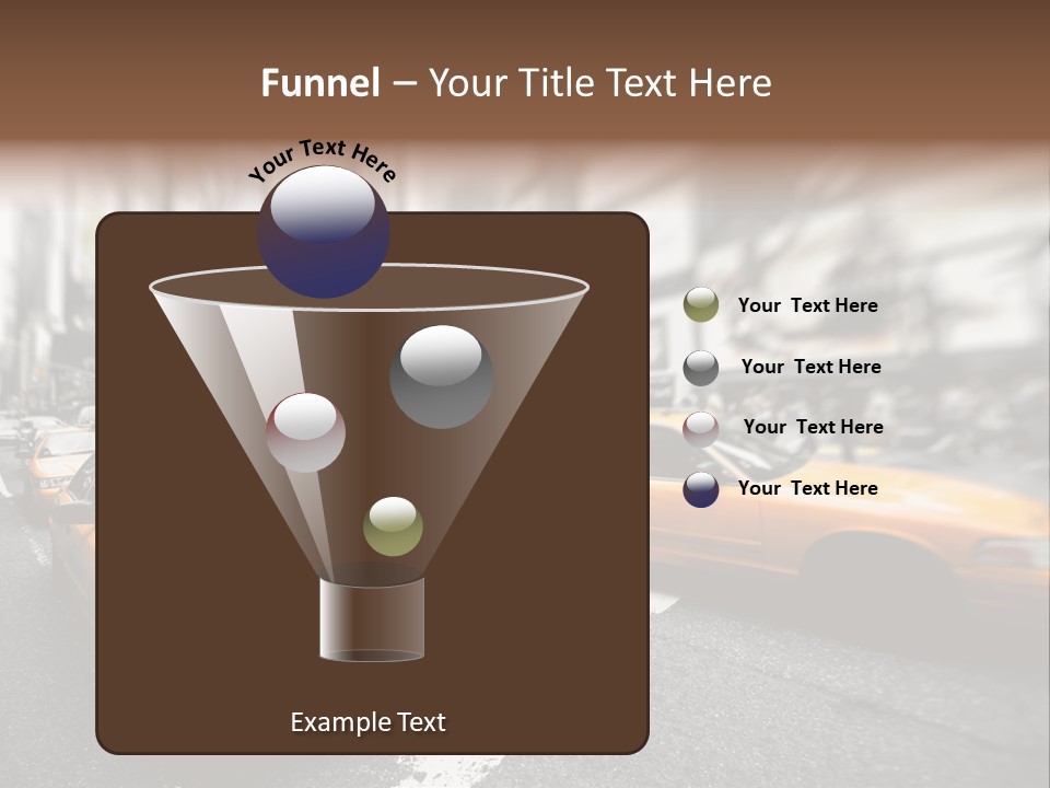 Jaune Unis Circulation PowerPoint Template