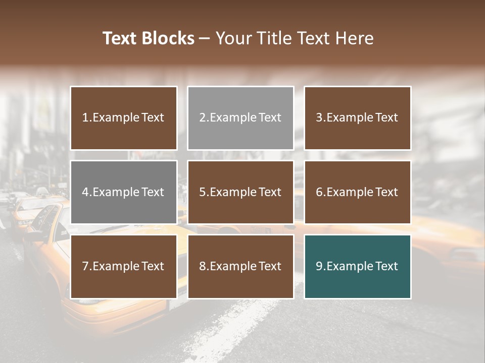 Jaune Unis Circulation PowerPoint Template
