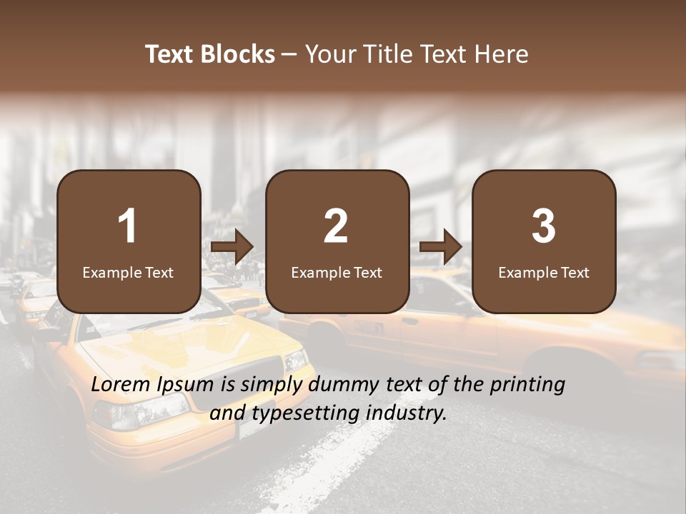 Jaune Unis Circulation PowerPoint Template