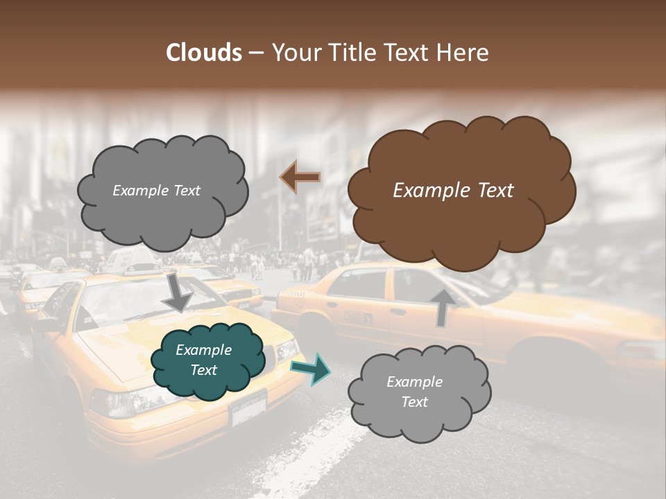 Jaune Unis Circulation PowerPoint Template