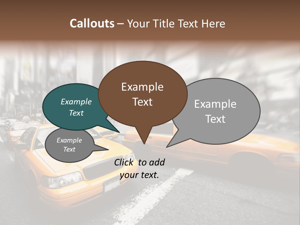 Jaune Unis Circulation PowerPoint Template