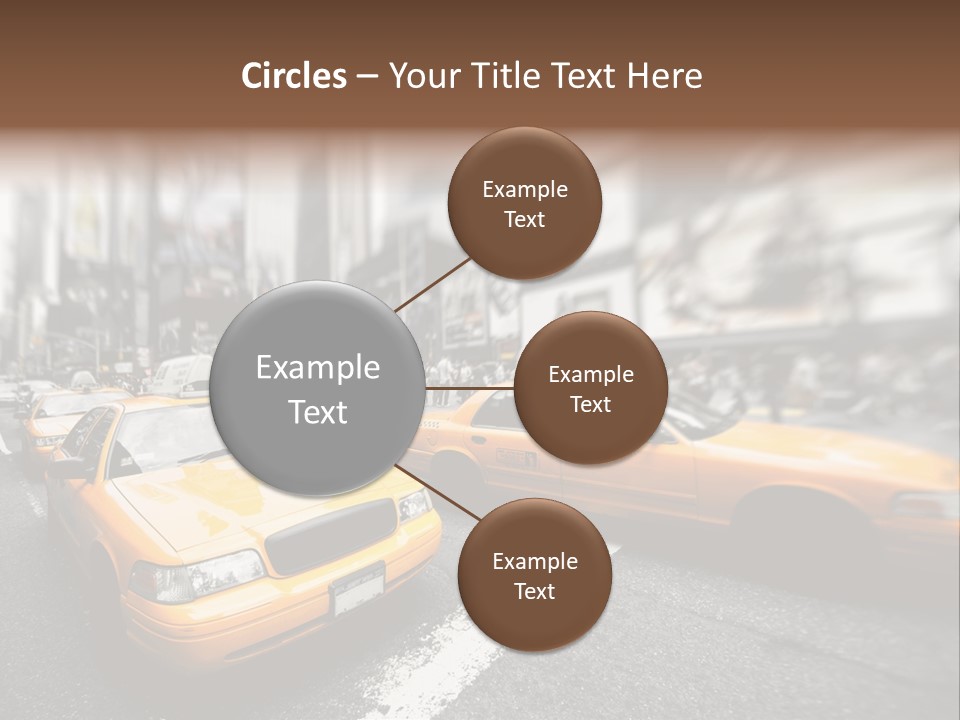 Jaune Unis Circulation PowerPoint Template