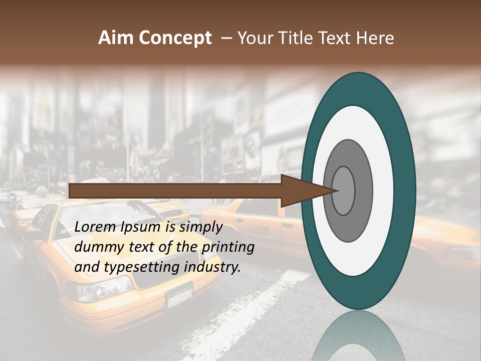 Jaune Unis Circulation PowerPoint Template