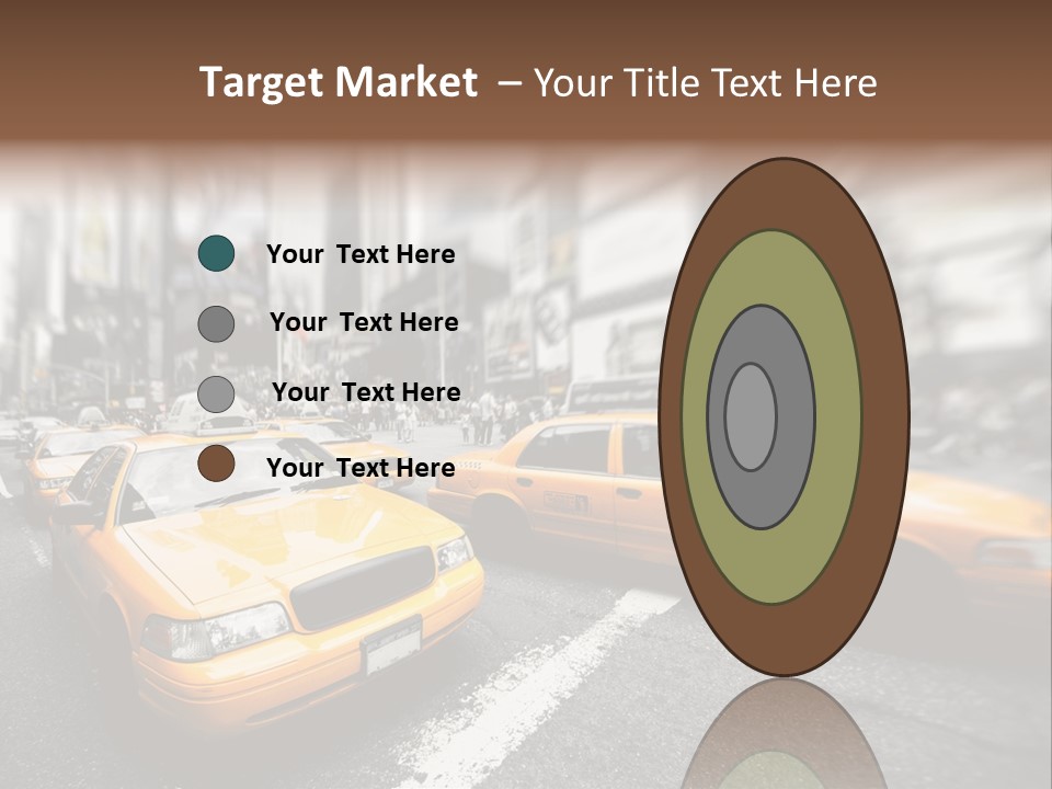Jaune Unis Circulation PowerPoint Template