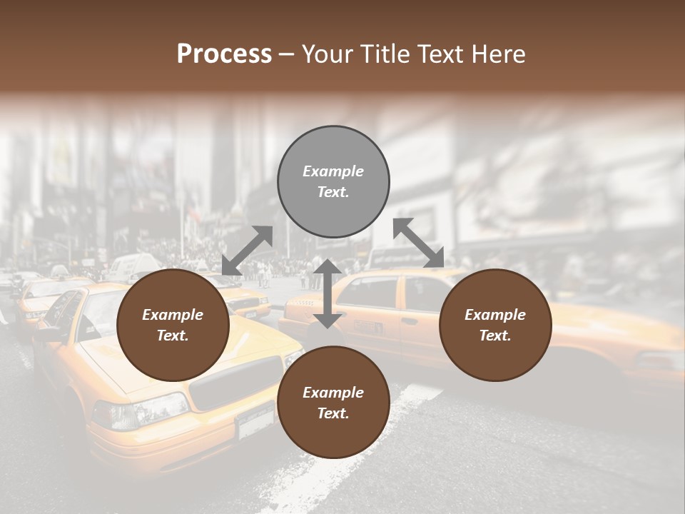 Jaune Unis Circulation PowerPoint Template