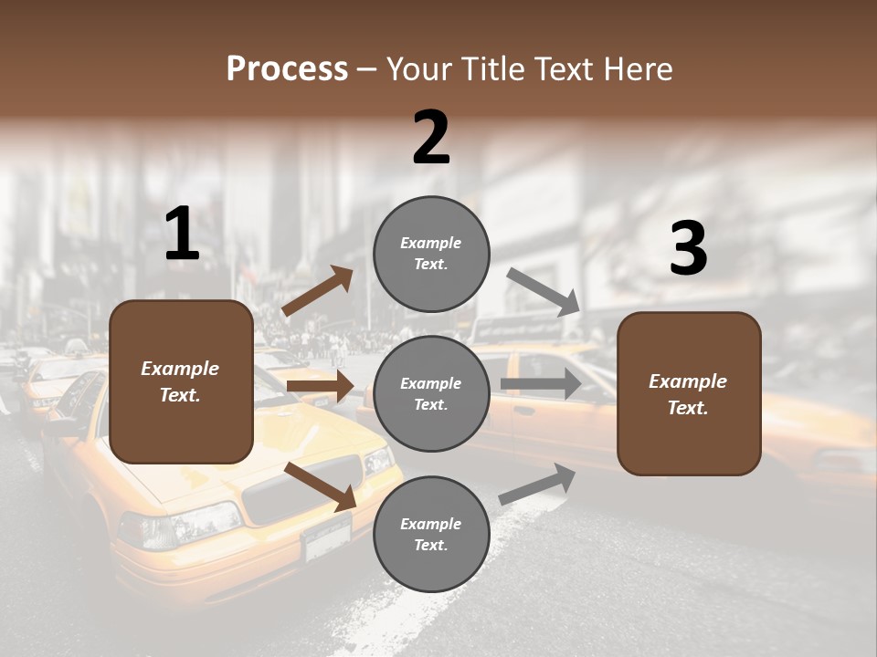 Jaune Unis Circulation PowerPoint Template