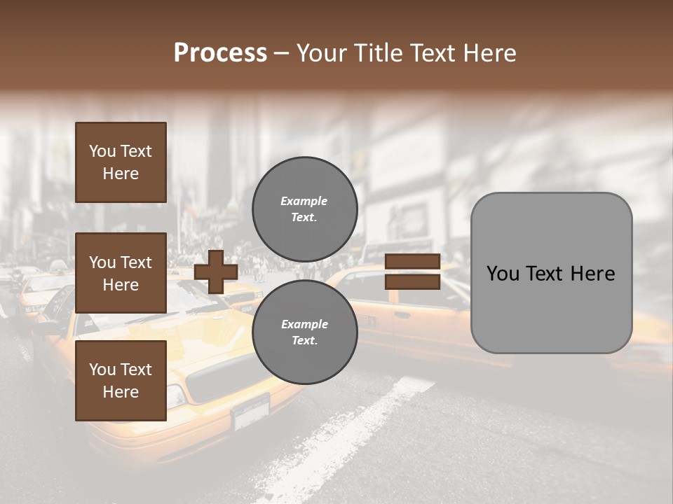 Jaune Unis Circulation PowerPoint Template