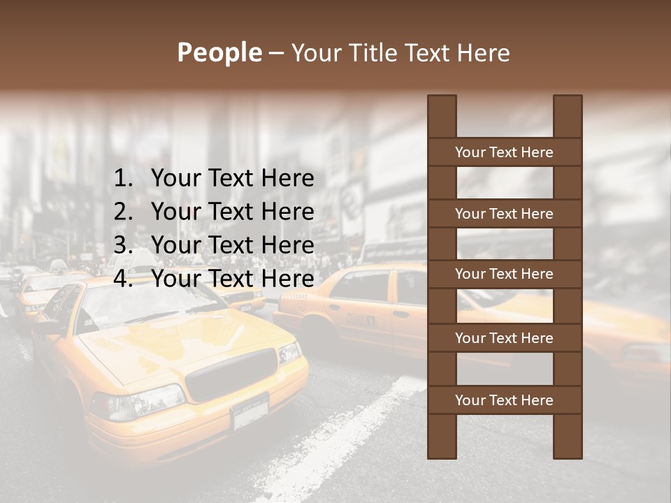 Jaune Unis Circulation PowerPoint Template