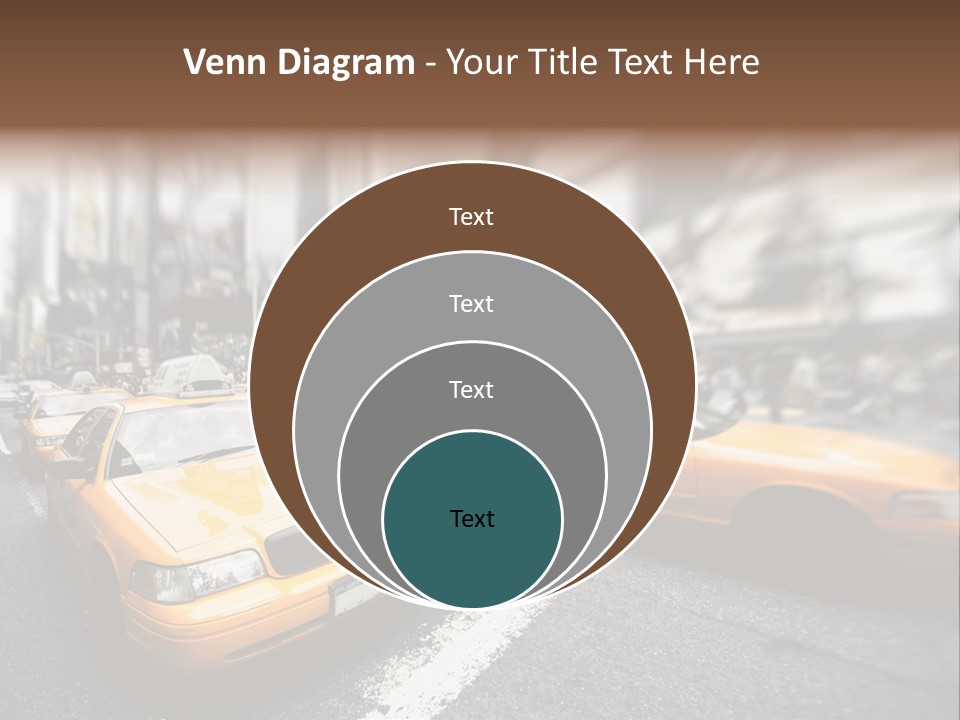 Jaune Unis Circulation PowerPoint Template