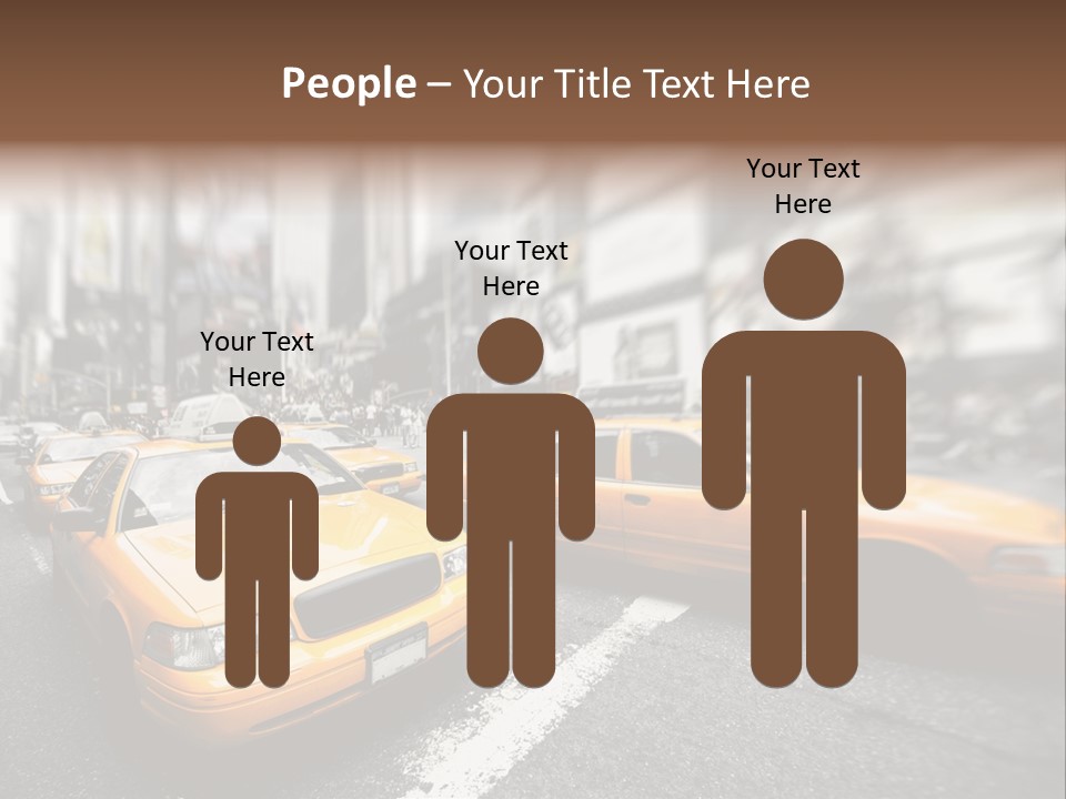 Jaune Unis Circulation PowerPoint Template